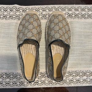 Gucci shoes, size 38, brown/gold